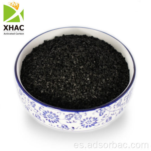 Carbono granular activado para el tratamiento de purificación de agua.